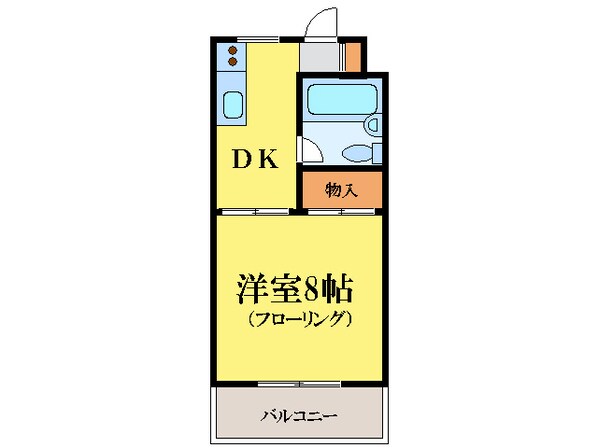 徳島駅 徒歩7分 2階の物件間取画像